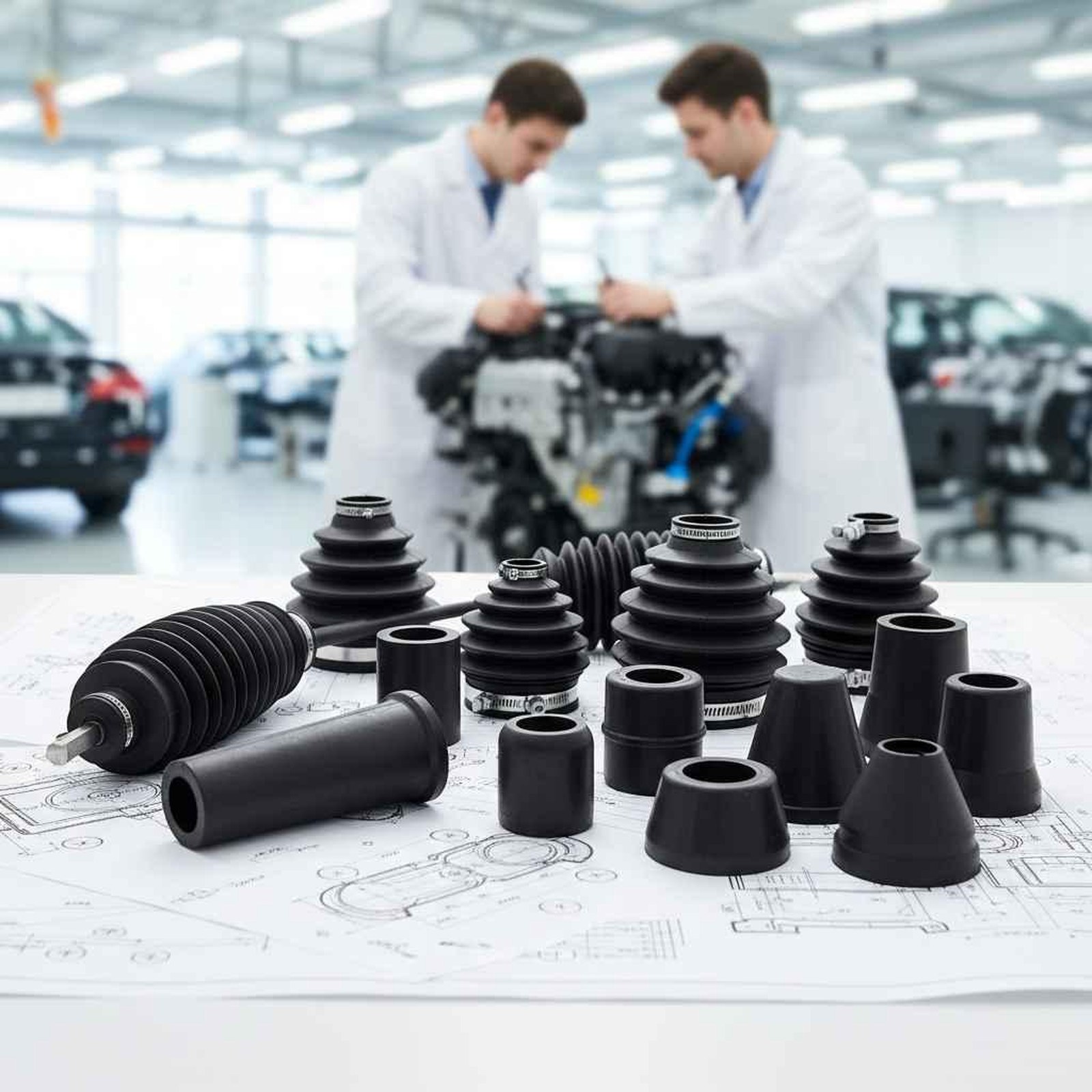 Automotive rubber components engineered for performance