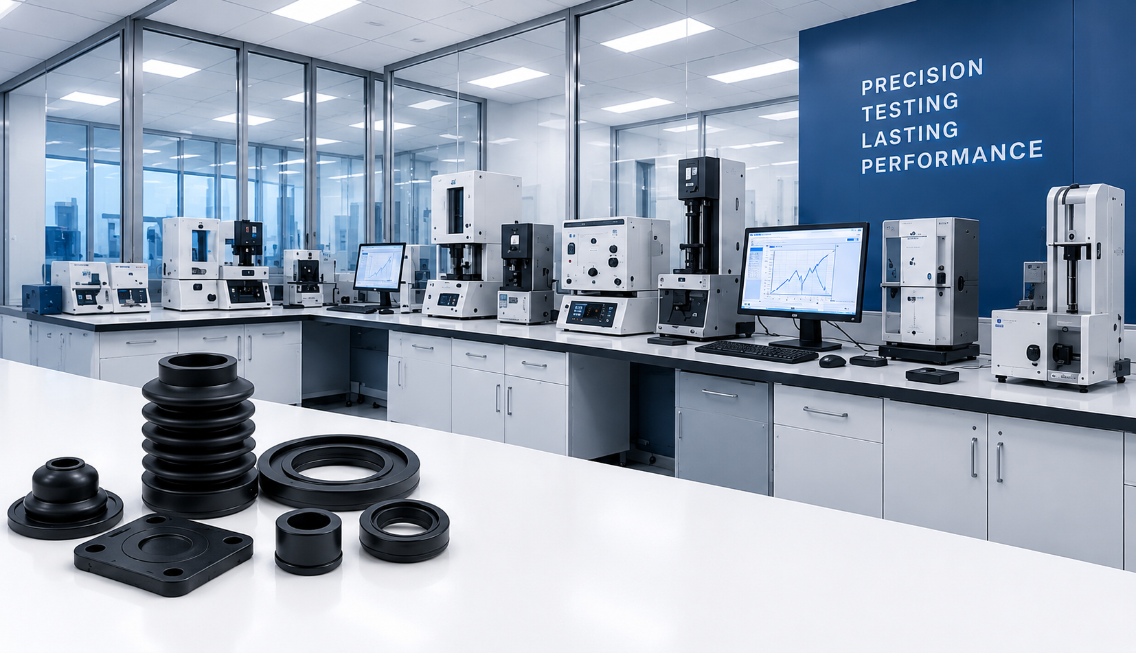 N.B. Industries in-house testing laboratory